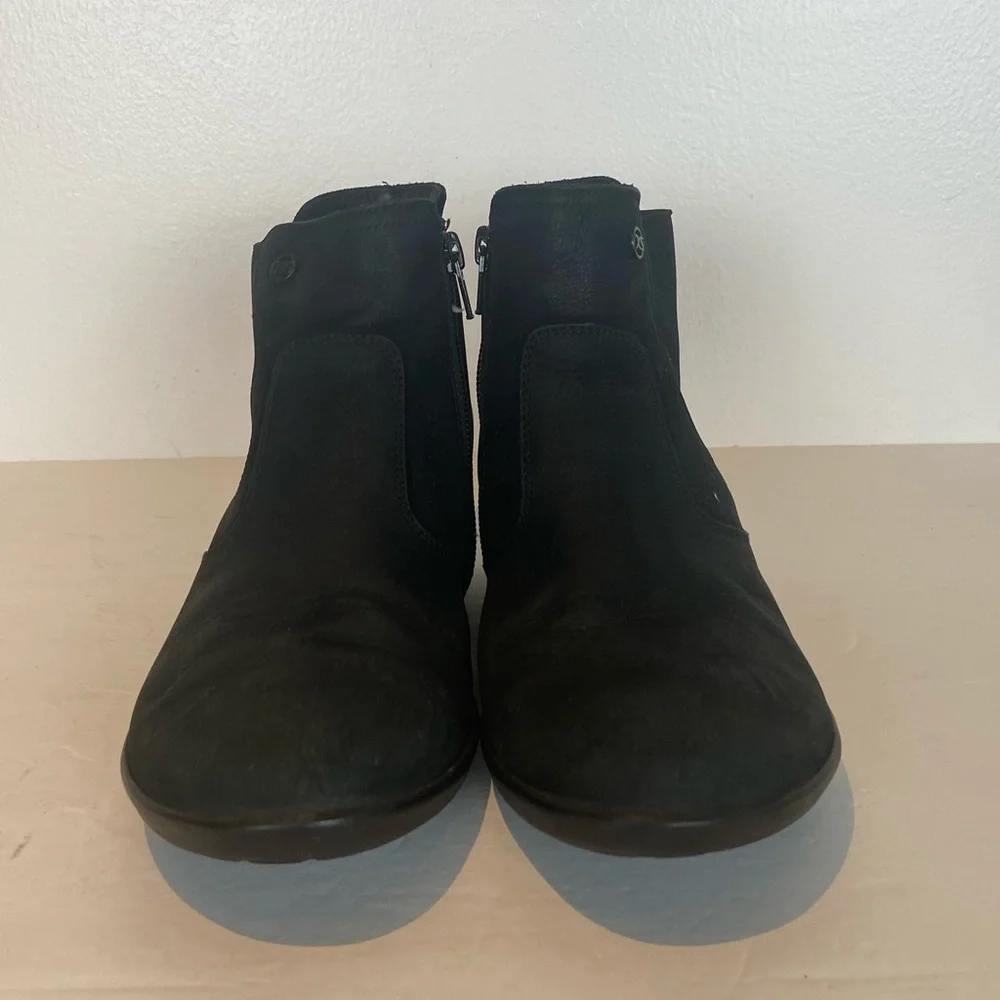 Hartjes XS Women's Ankle Boots Size UK 5 US Size 7 Suede Color Black Boho Flex